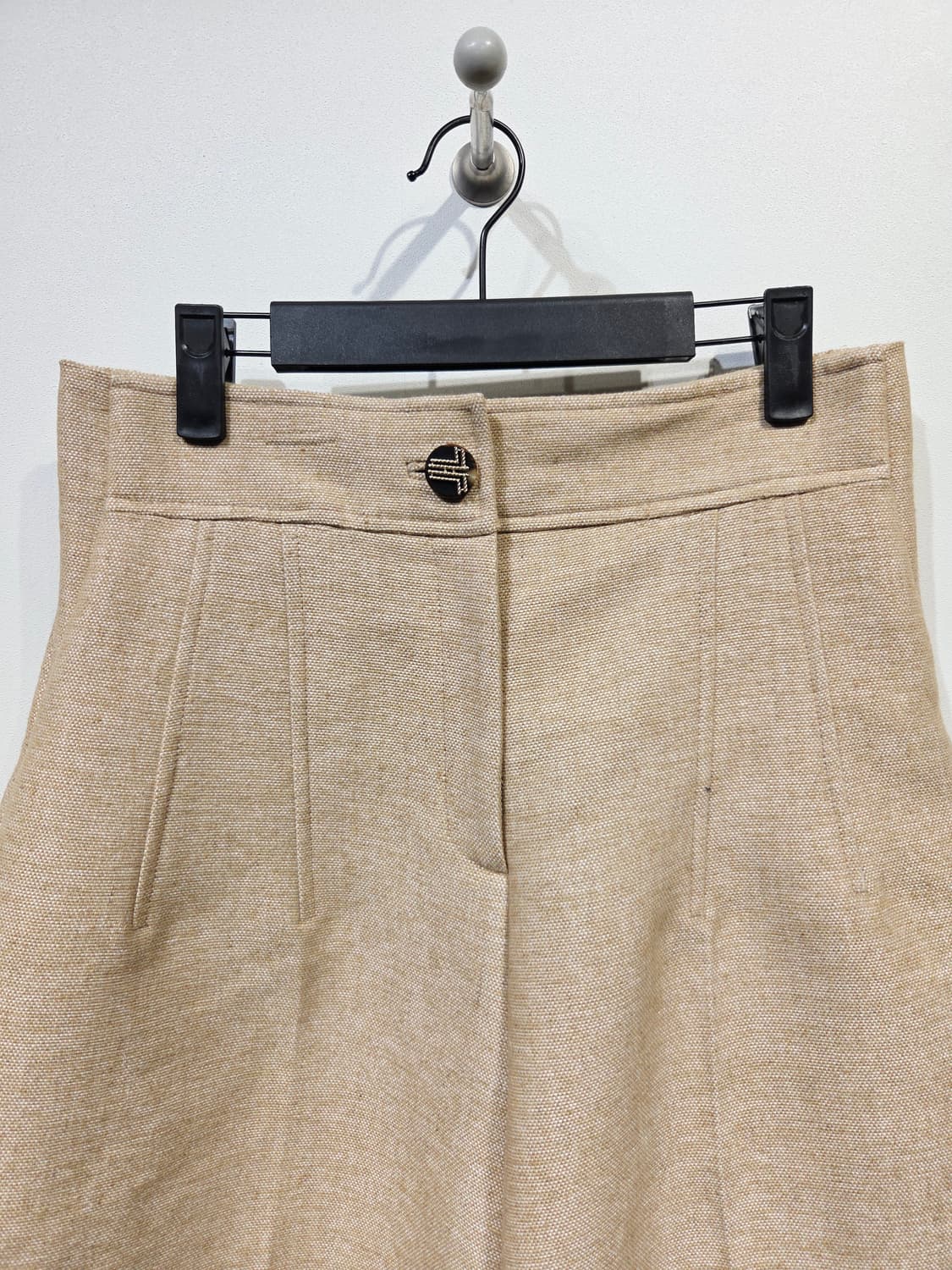 LANVIN 랑방 컬렉션 베이지 핀턱 하프 팬츠 상품이미지3