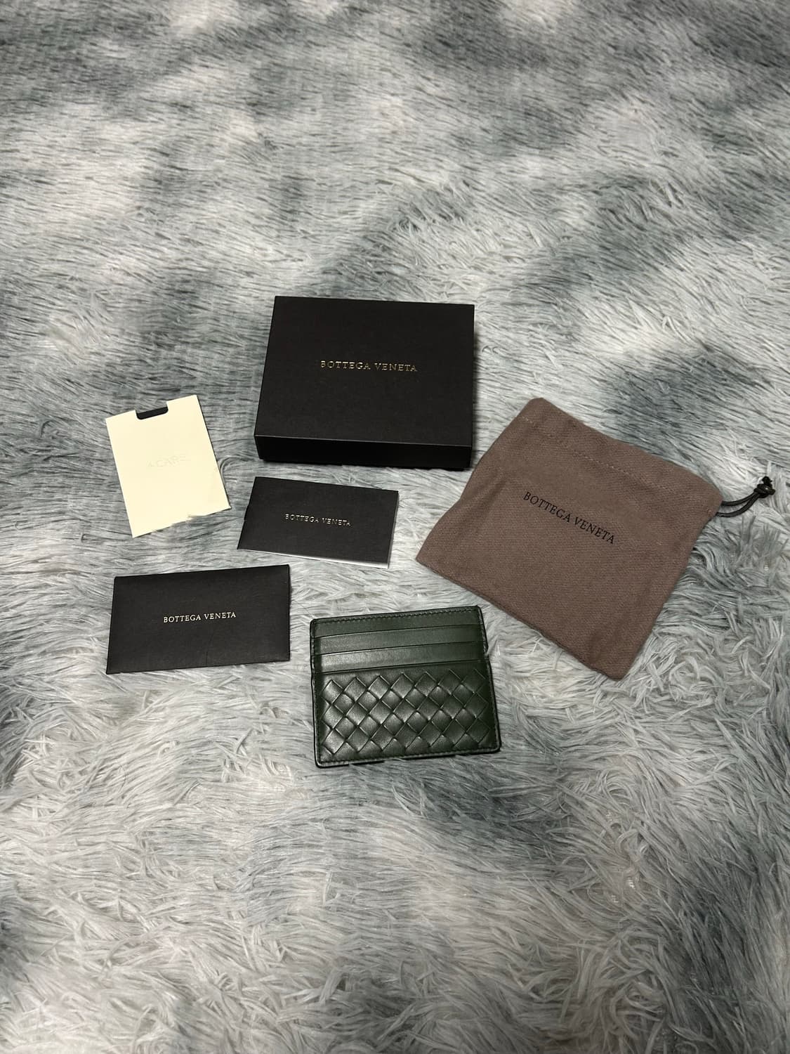 [당일발송] 보테가베네타 인트레치아토 카드지갑 딥 그린 상품이미지7