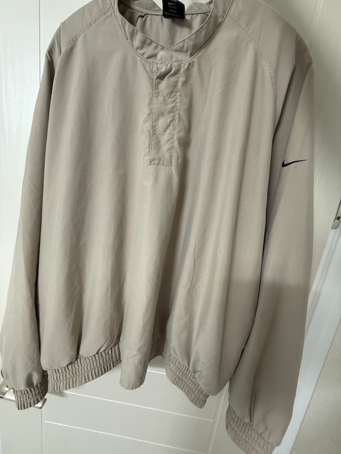 딘 착용 90년도 빈티지 나이키 카키 믹스 베이지 브라운 웜업 상품이미지3