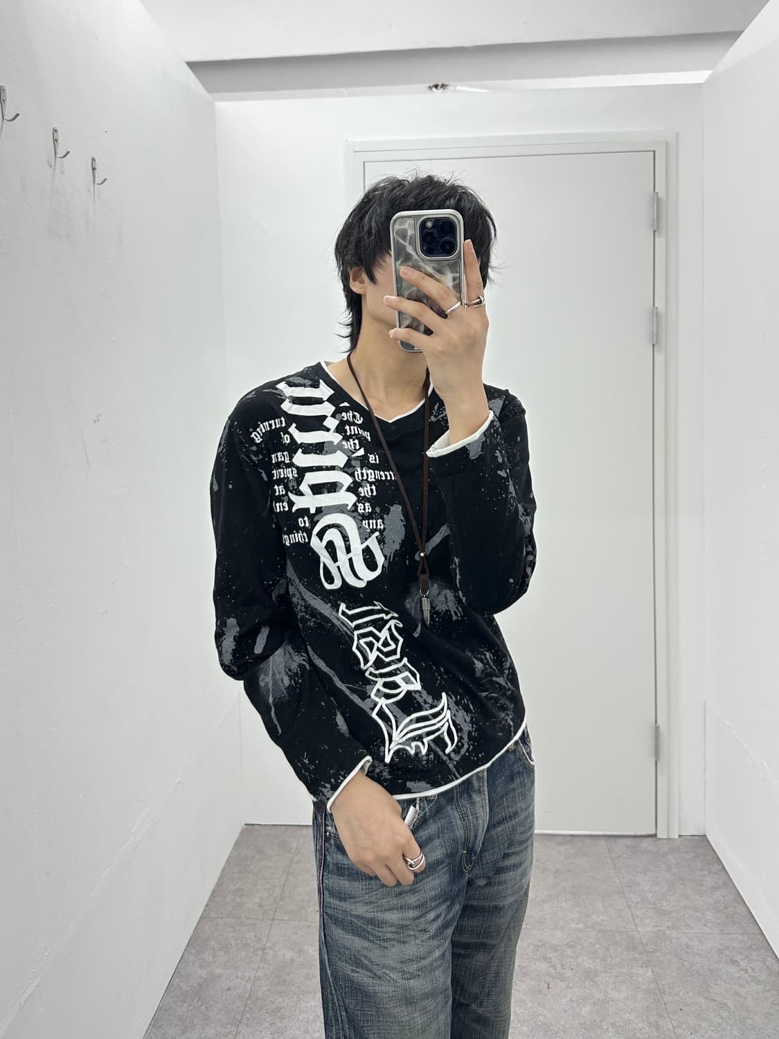 Clash Ahead gothic punk lettering sleeve 상품이미지2