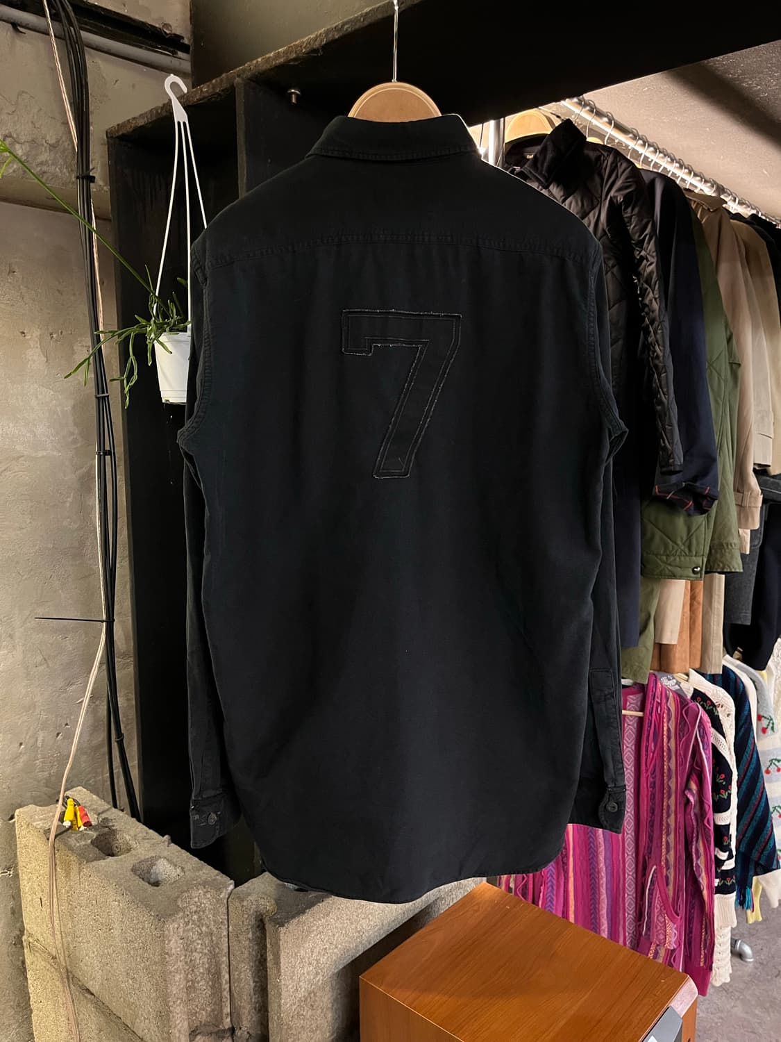 폴로 랄프로렌 뉴욕 패치 셔츠 블랙 S #csz655 상품이미지2