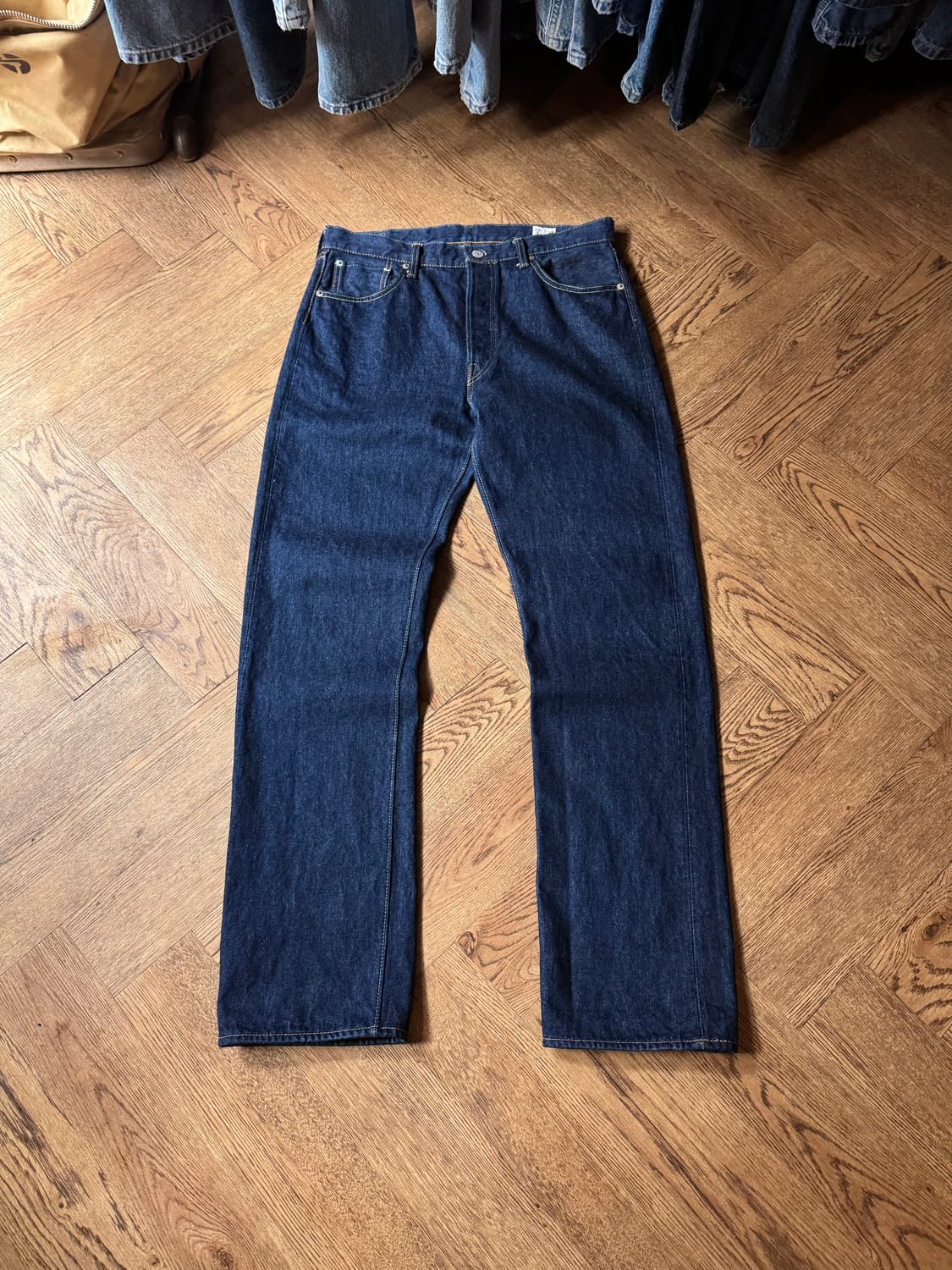 [32]Orslow 105 오어슬로우 재팬메이드 셀비지 데님 팬츠 상품이미지2