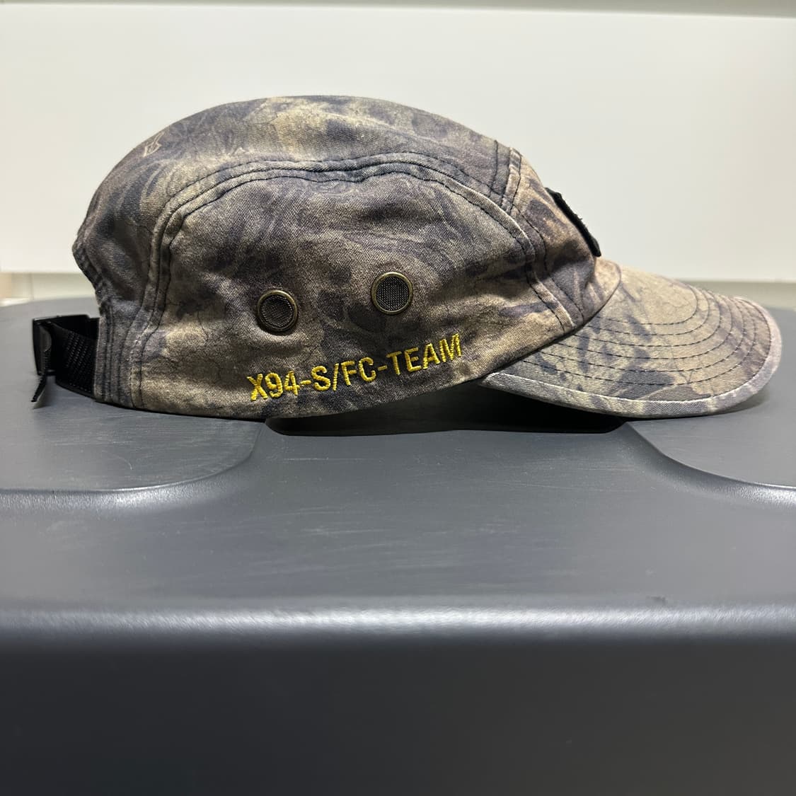 슈프림 밀리터리 캠프캡 블랙 프림1 카모 - 22SS 상품이미지3