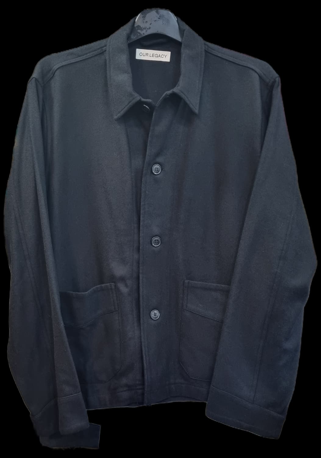 아워레가시 아카이브 박스 자켓 블랙 상품이미지1