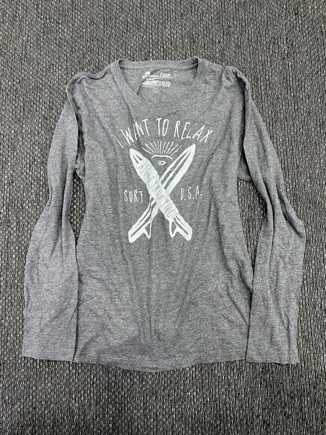 Y2K Print Grey Sleeve 상품이미지3