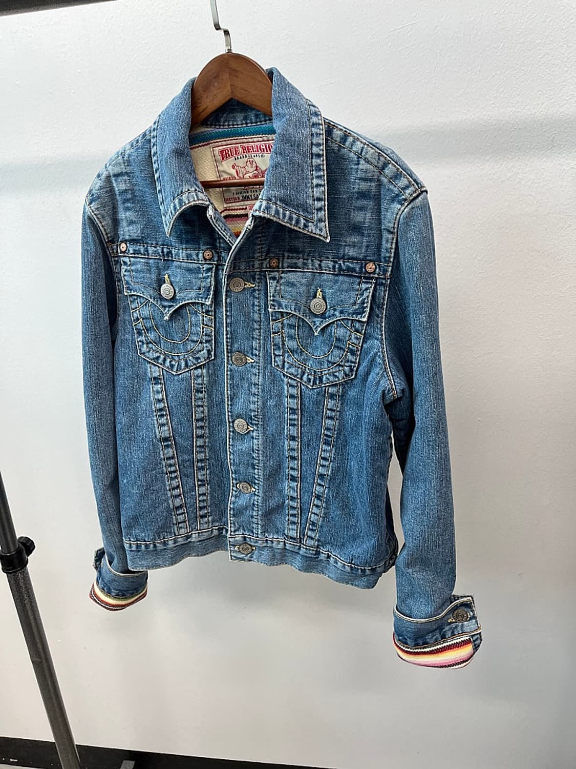 여) 트루릴리젼 말굽 데님자켓  상품이미지7