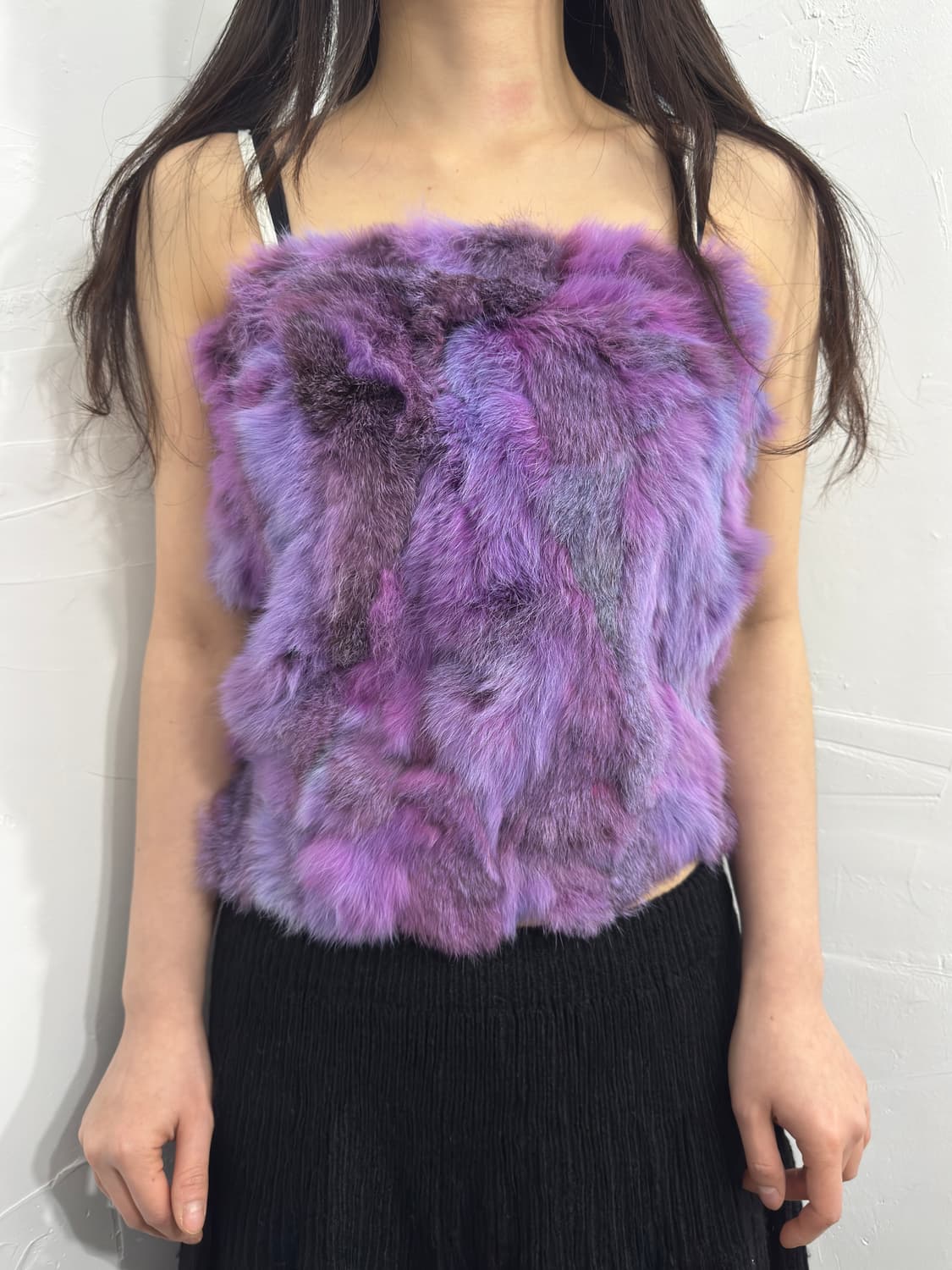 rabbit fur tank top  상품이미지1