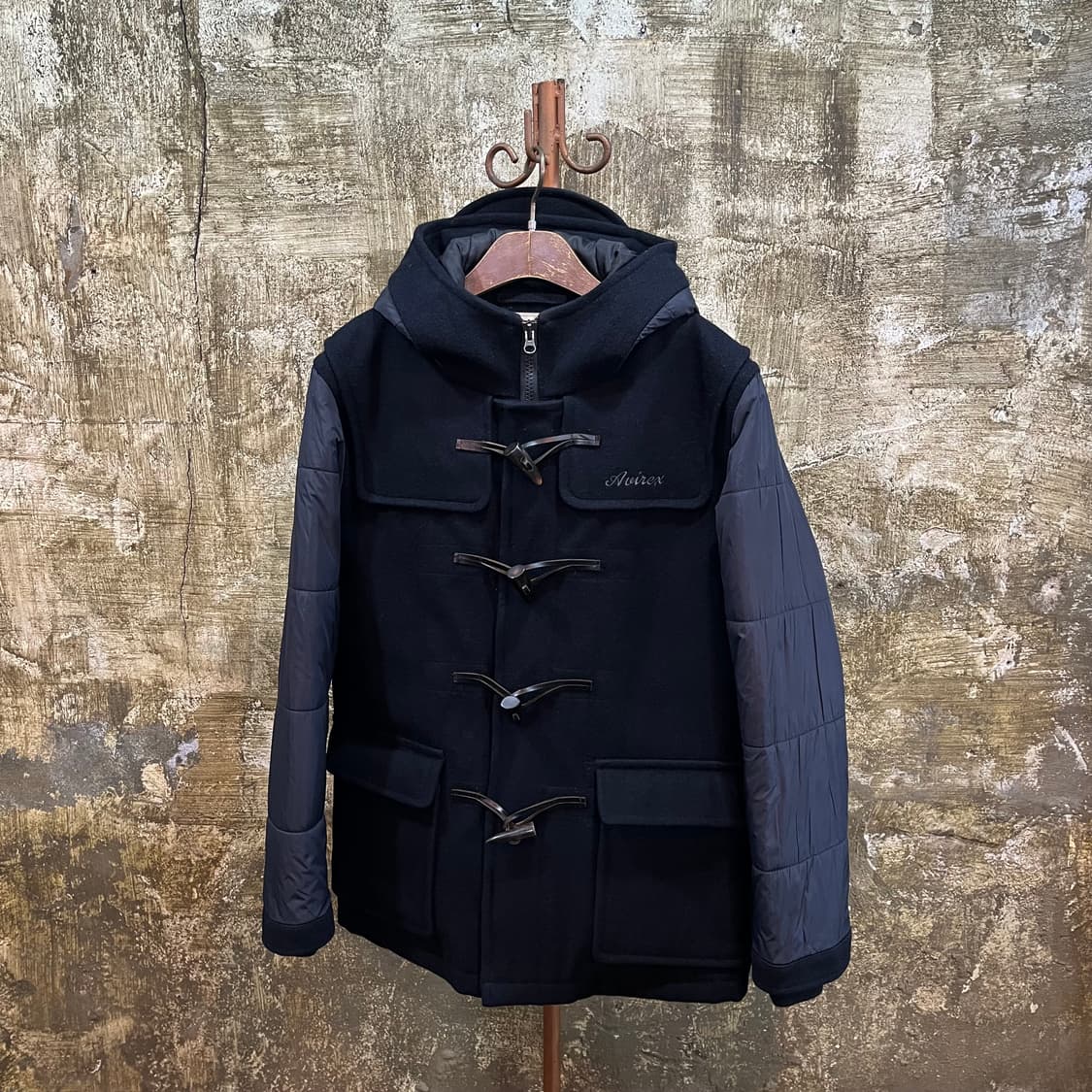 아비렉스 하이브리드 더플 코트 상품이미지1