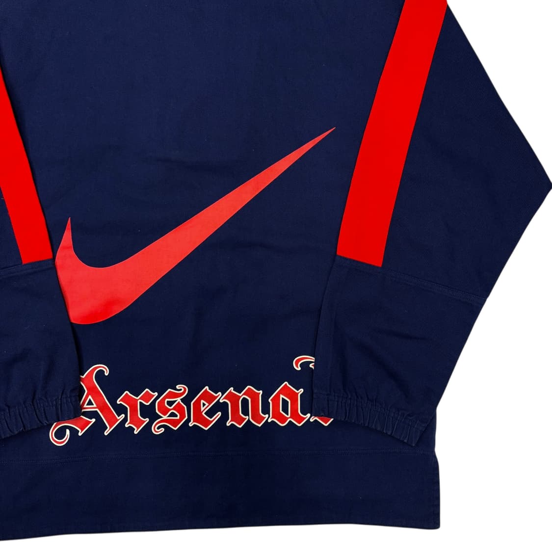 90s 나이키 94-96 아스날 캔버스 코튼 드릴 탑 자켓 L 상품이미지6