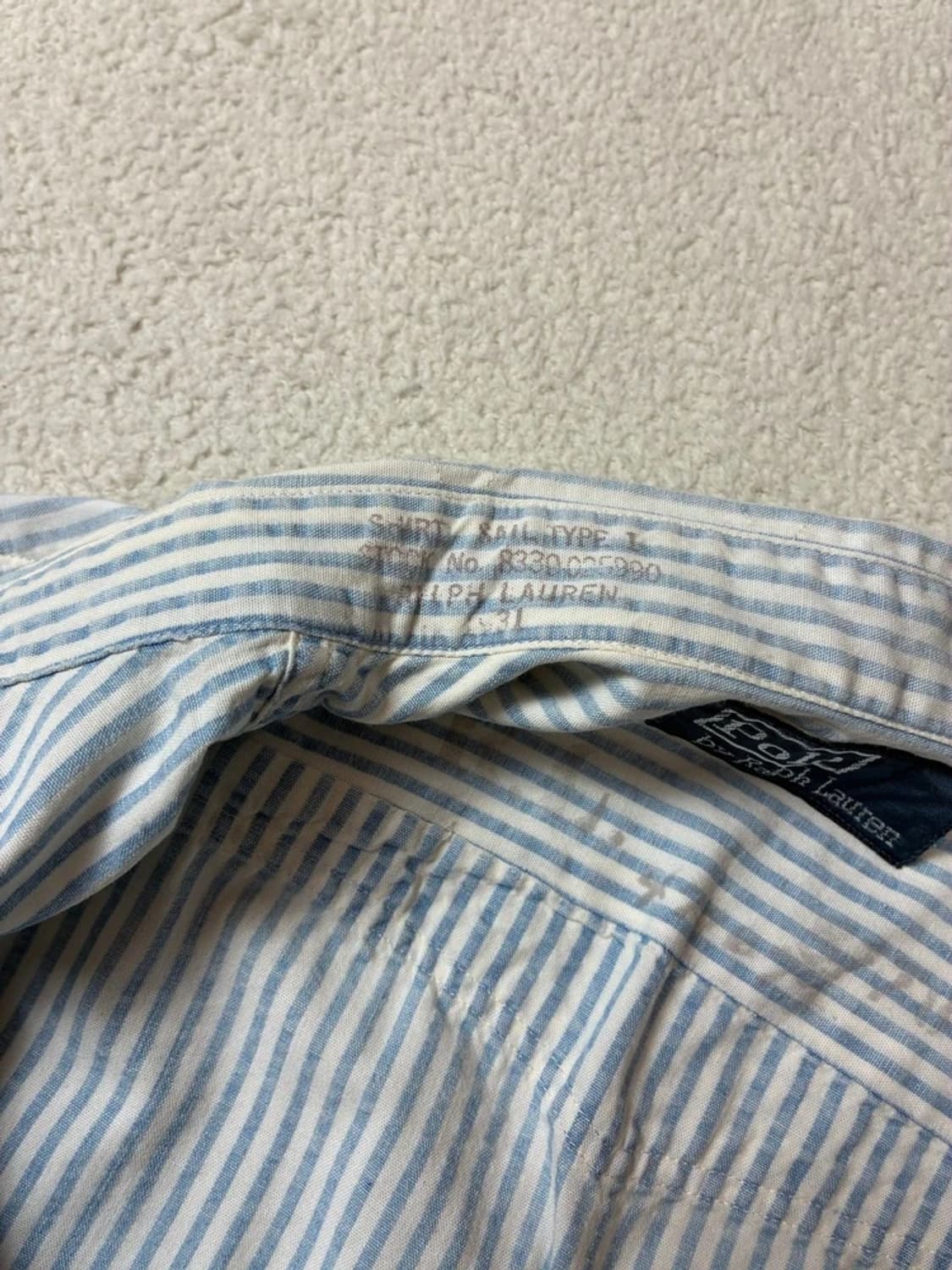 폴로 랄프로렌 타입1 워크 스트라이프 셔츠 PN7365 상품이미지8
