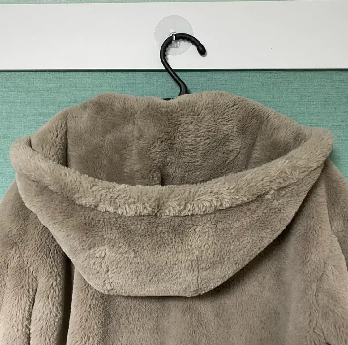 자라 후드집업 퍼집업 퍼후드 퍼자켓 브라운 퍼점퍼 퍼코트 퍼후드집업 코트 상품이미지7