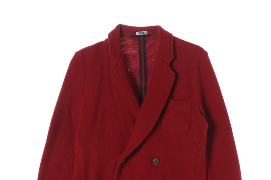 KRAB 레나운 이탈리안 더블 브레스트 니트 자켓 S 상품이미지3