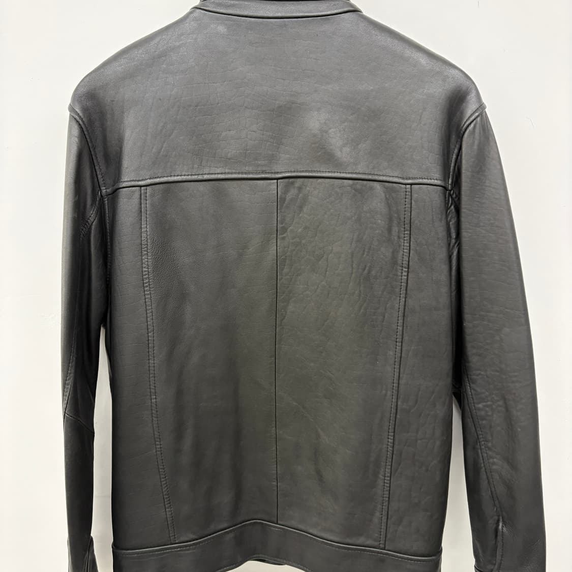 블랙 양가죽 자켓 라이더 스타일 남성 M 상품이미지7