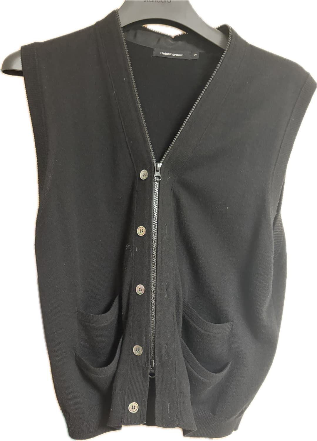 해칭룸 니트 베스트 상품이미지1