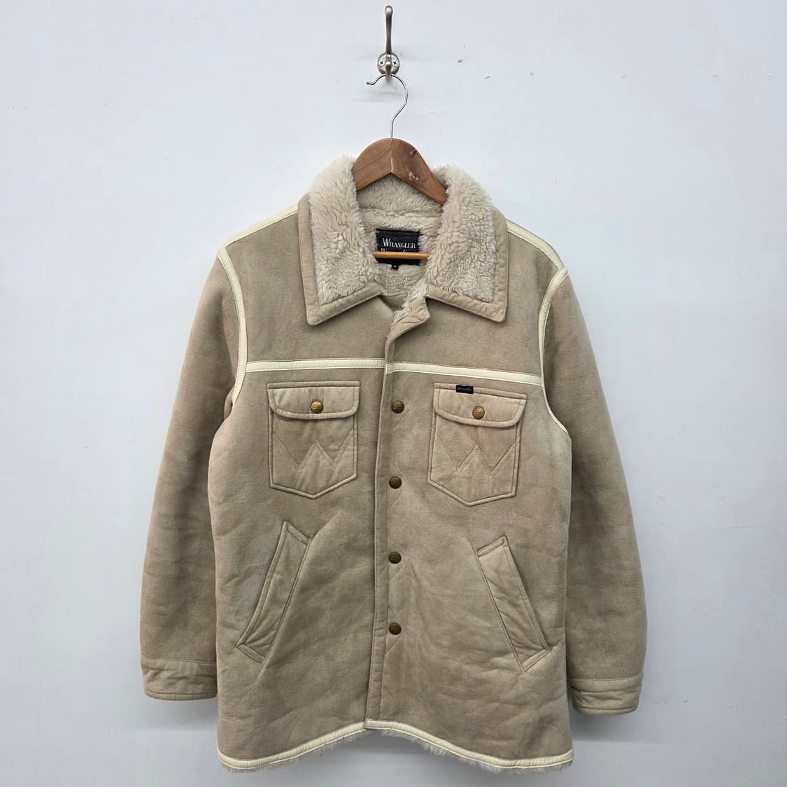 랭글러 스웨이드 무스탕 자켓 남m 상품이미지1