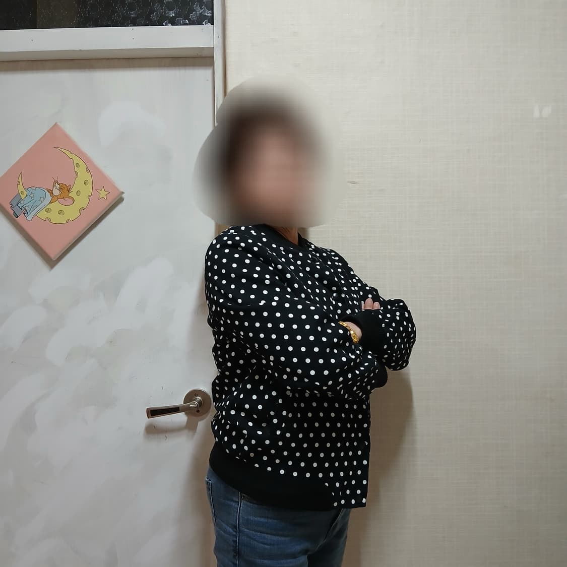 [네고가능] 땡땡이  무늬 자켓  상품이미지4