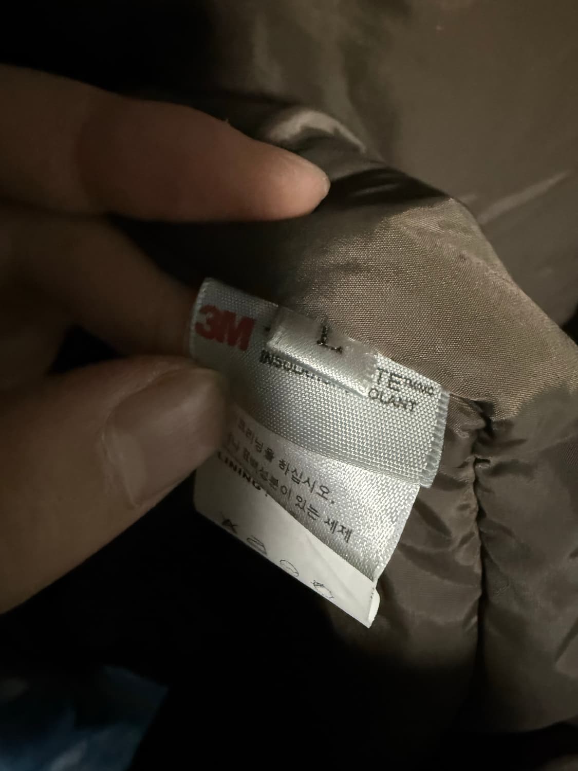 라퍼지스토어 브라운 3M 야상패딩 L 상품이미지4