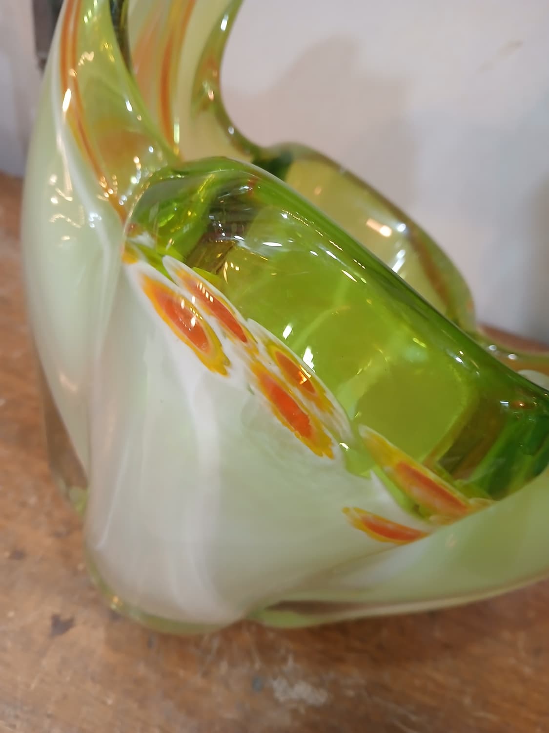 70년대 빈티지 마루티 글라스 화병 상품이미지3