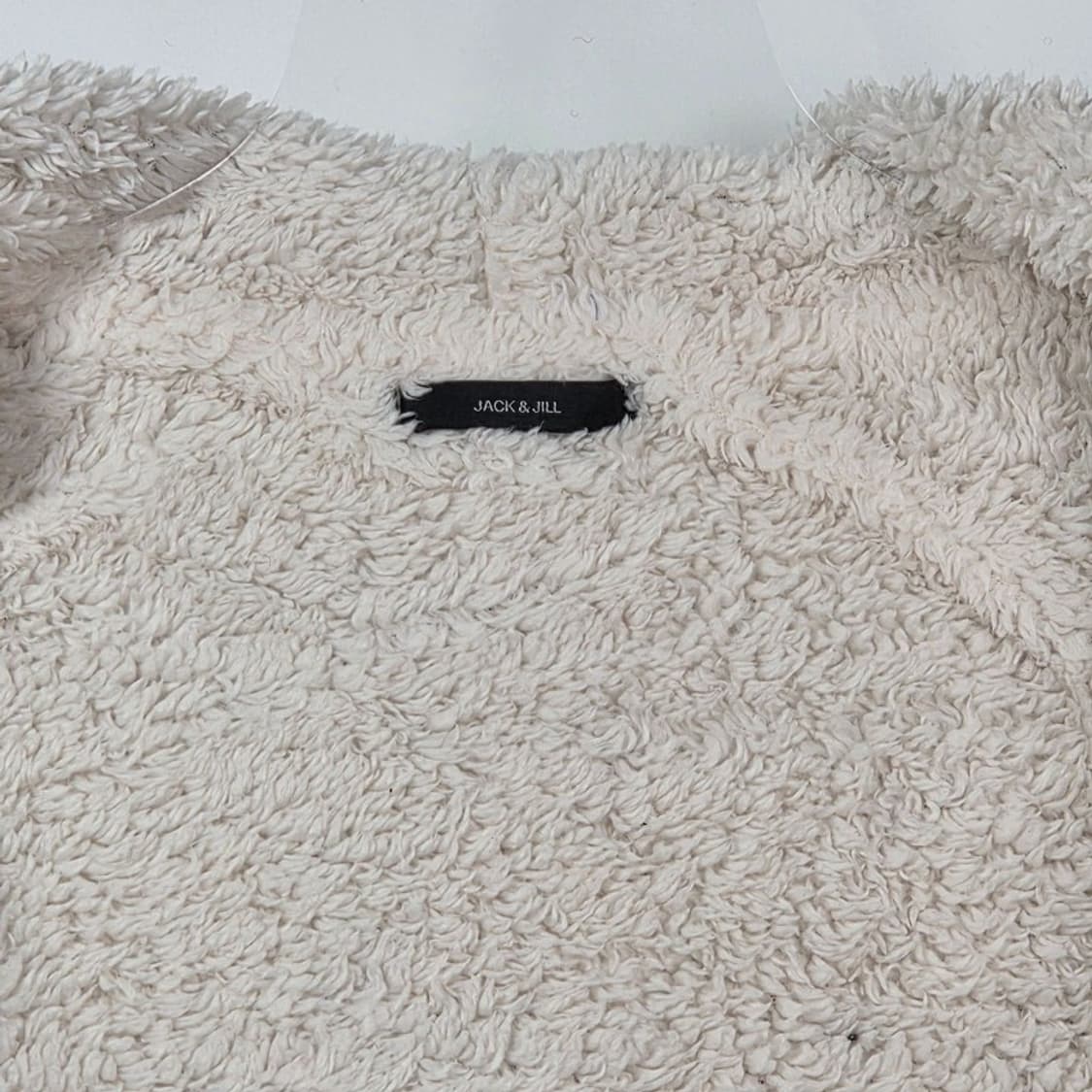 잭앤질 빈티지 무드 노르딕 순록 패턴 보아털 후드 집업 상품이미지7