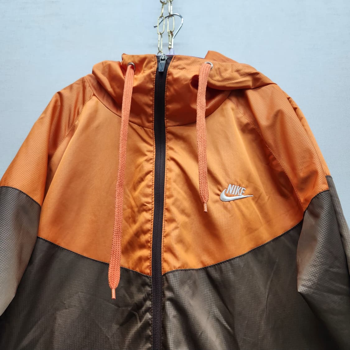 나이키 로고 빈티지 배색 후드 바람막이 L(XL) 상품이미지2