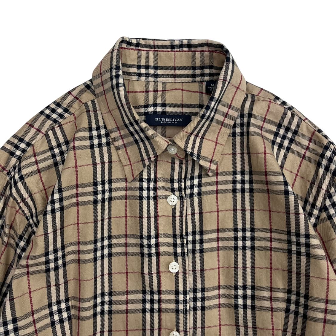 버버리 노바체크 셔츠 M 상품이미지4