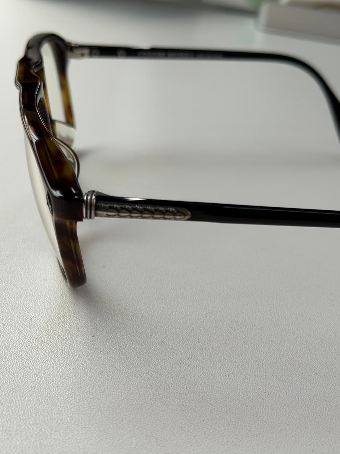 크롬하츠 지퍼 다크 톨토이즈 블랙 안경 상품이미지6