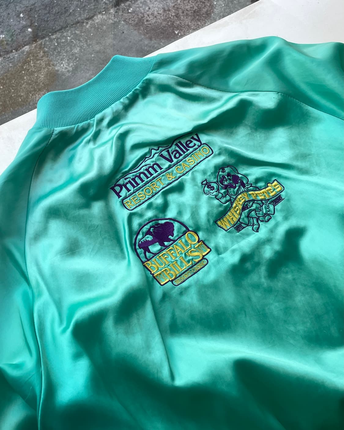 90’s USA Casino Satin jacket (빈티지 새틴 자켓) 상품이미지9
