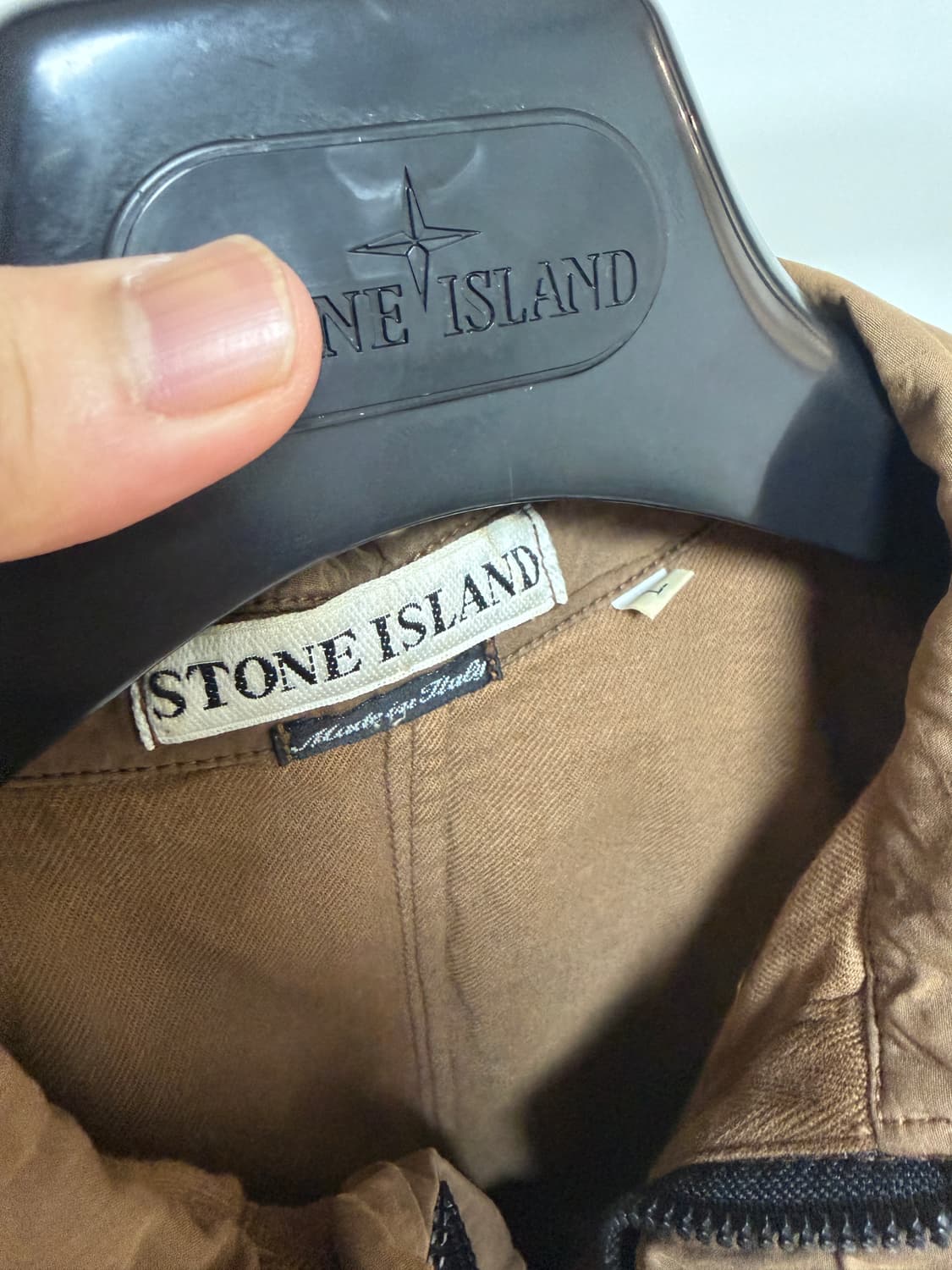 [L, 레어] 90’s 스톤아일랜드 아카이브 자켓 브라운 상품이미지4