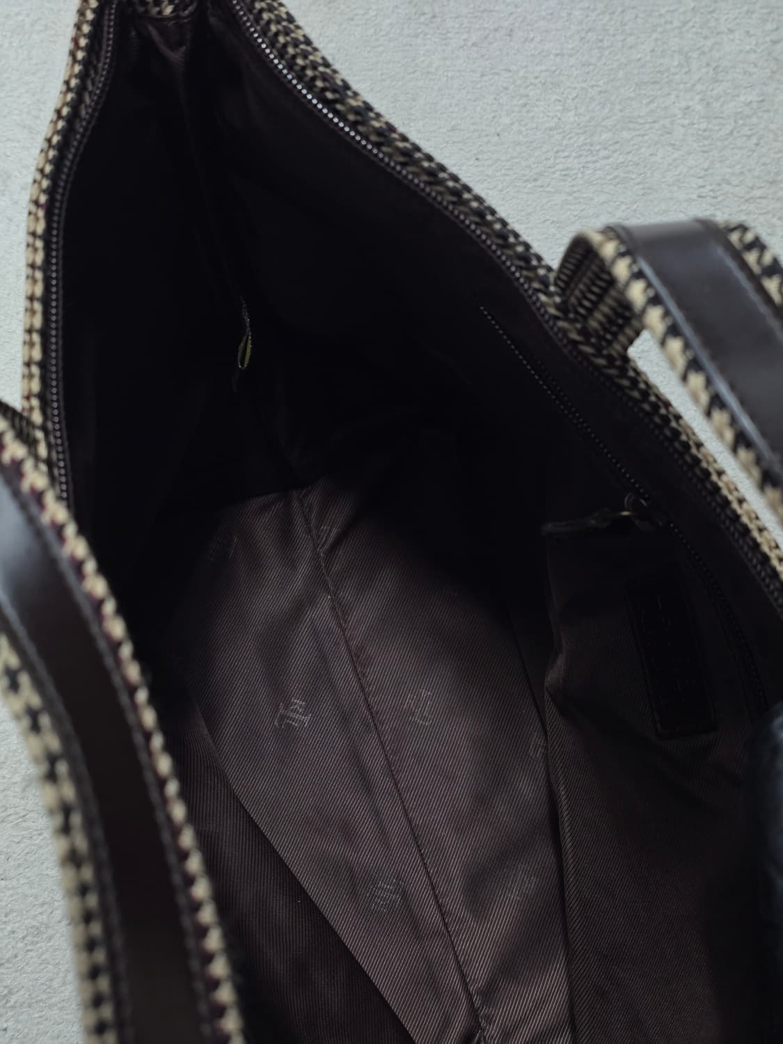 90's 랄프로렌 하운드투스 체크패턴 토트백  상품이미지8