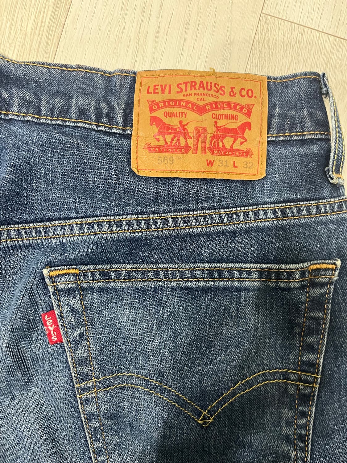 (31) 리바이스 569 데님 중청 상품이미지2