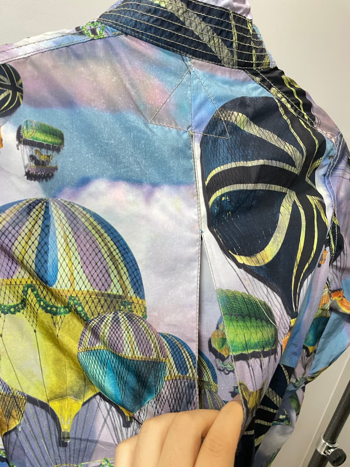 (38) Oilily 오일릴리 포인트 패턴 블루종 자켓 상품이미지4