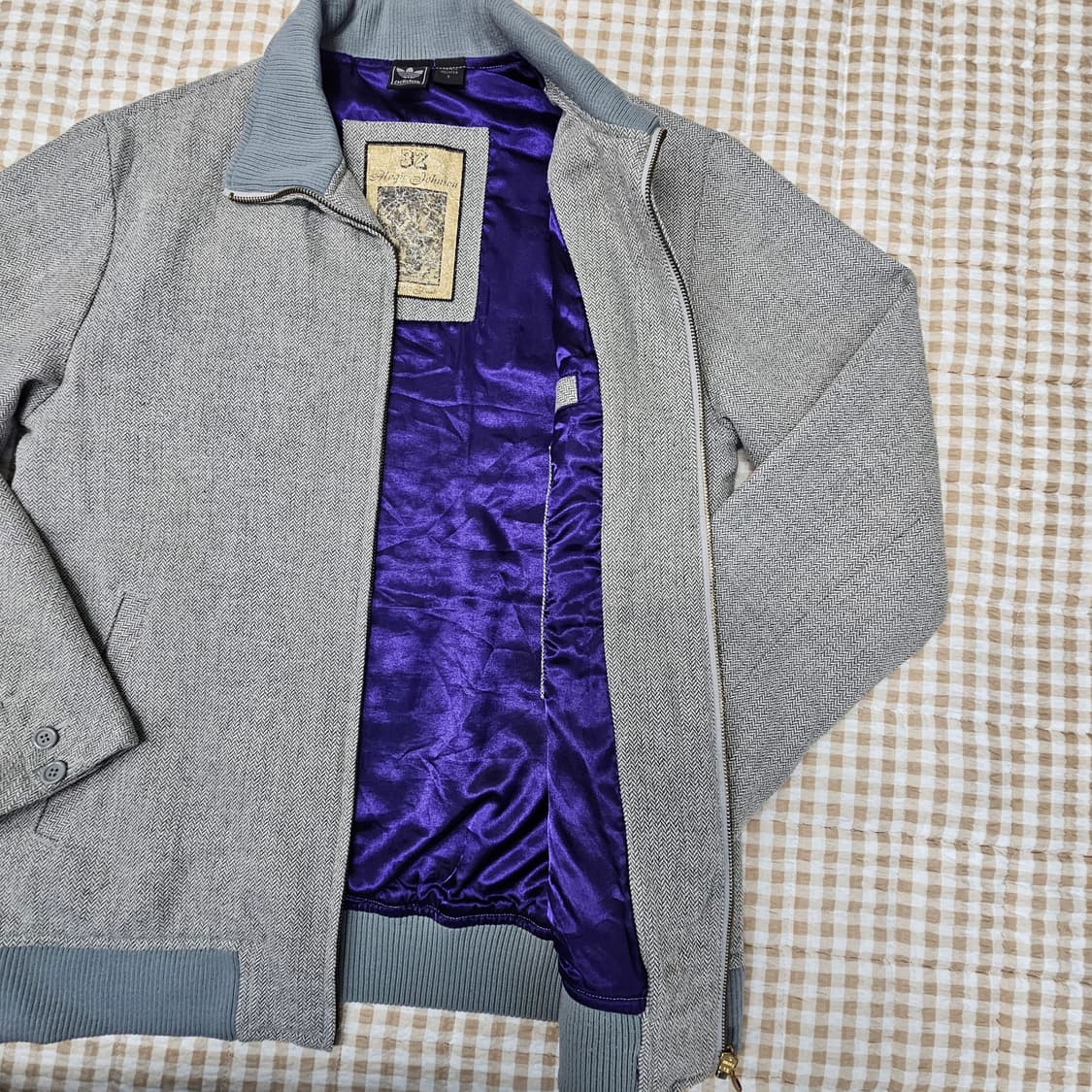 한정판 아디다스 윌트 페인벌렛 헨링본 자켓 남자100~105 상품이미지5