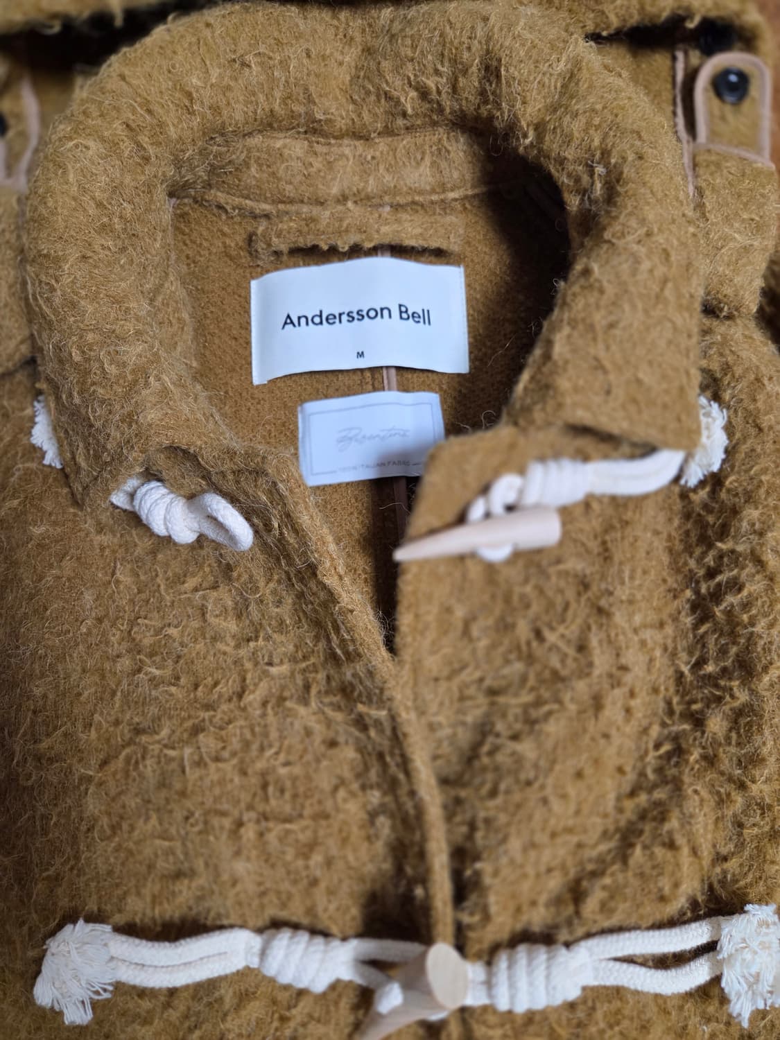 앤더슨벨 알파카 모헤어 믹스 더플코트 상품이미지2