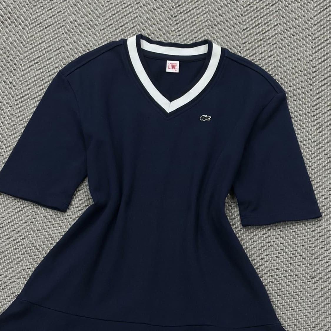 라코스테 브이넥 원피스 v2789 상품이미지3