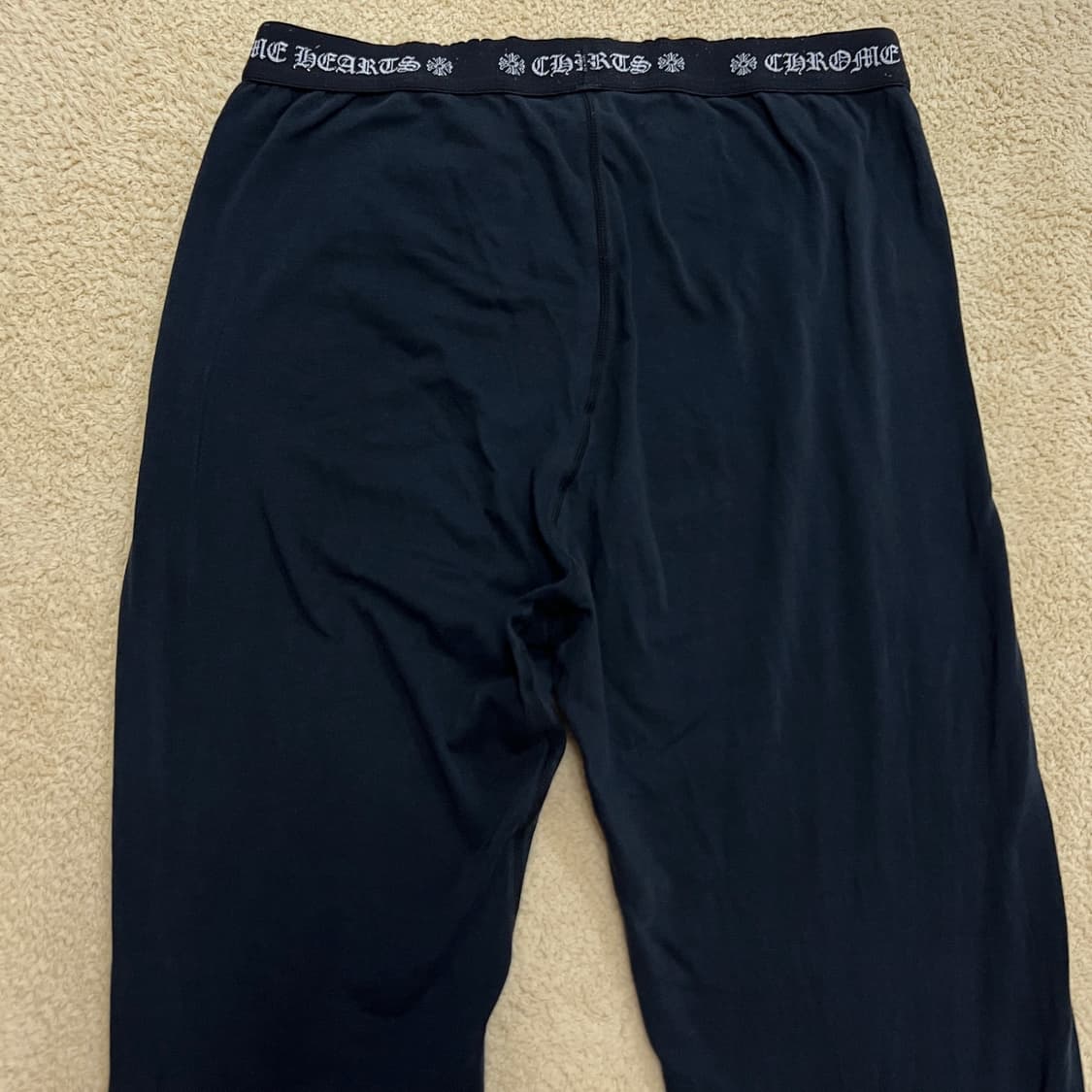 크롬하츠 홀스슈 로고 레깅스 블랙 상품이미지2