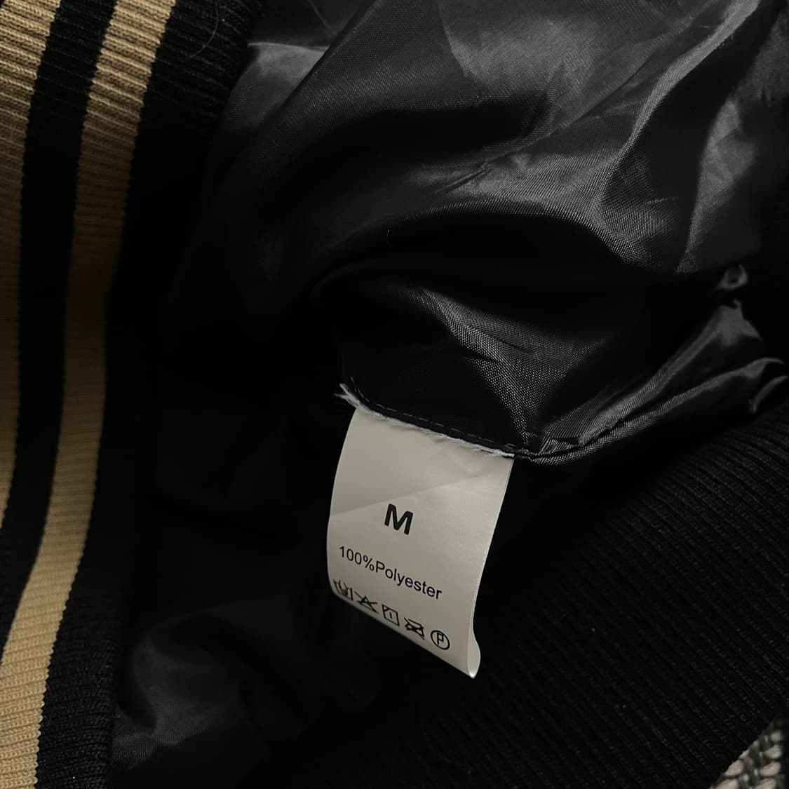 빈티지 Hanralis 빅로고 스웨이드 스타디움 자켓 y 4163 상품이미지6