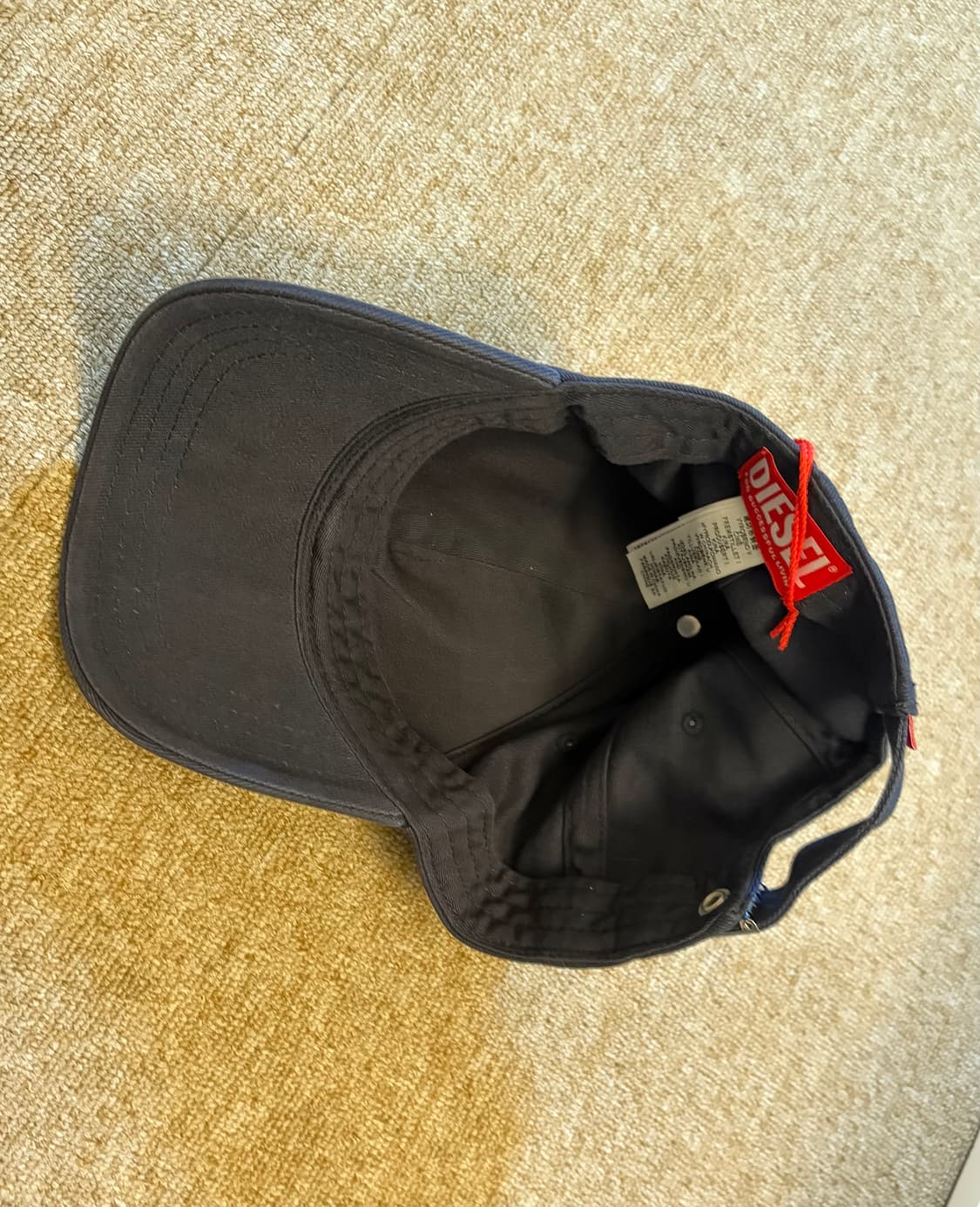 새제품) 디젤 코리 자크 워시 볼캡 블루 상품이미지2