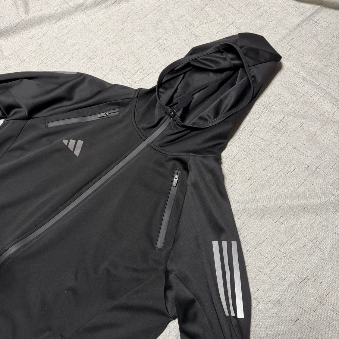 아디다스 L 하이드로 트랙 수트 블랙 후드 상품이미지2
