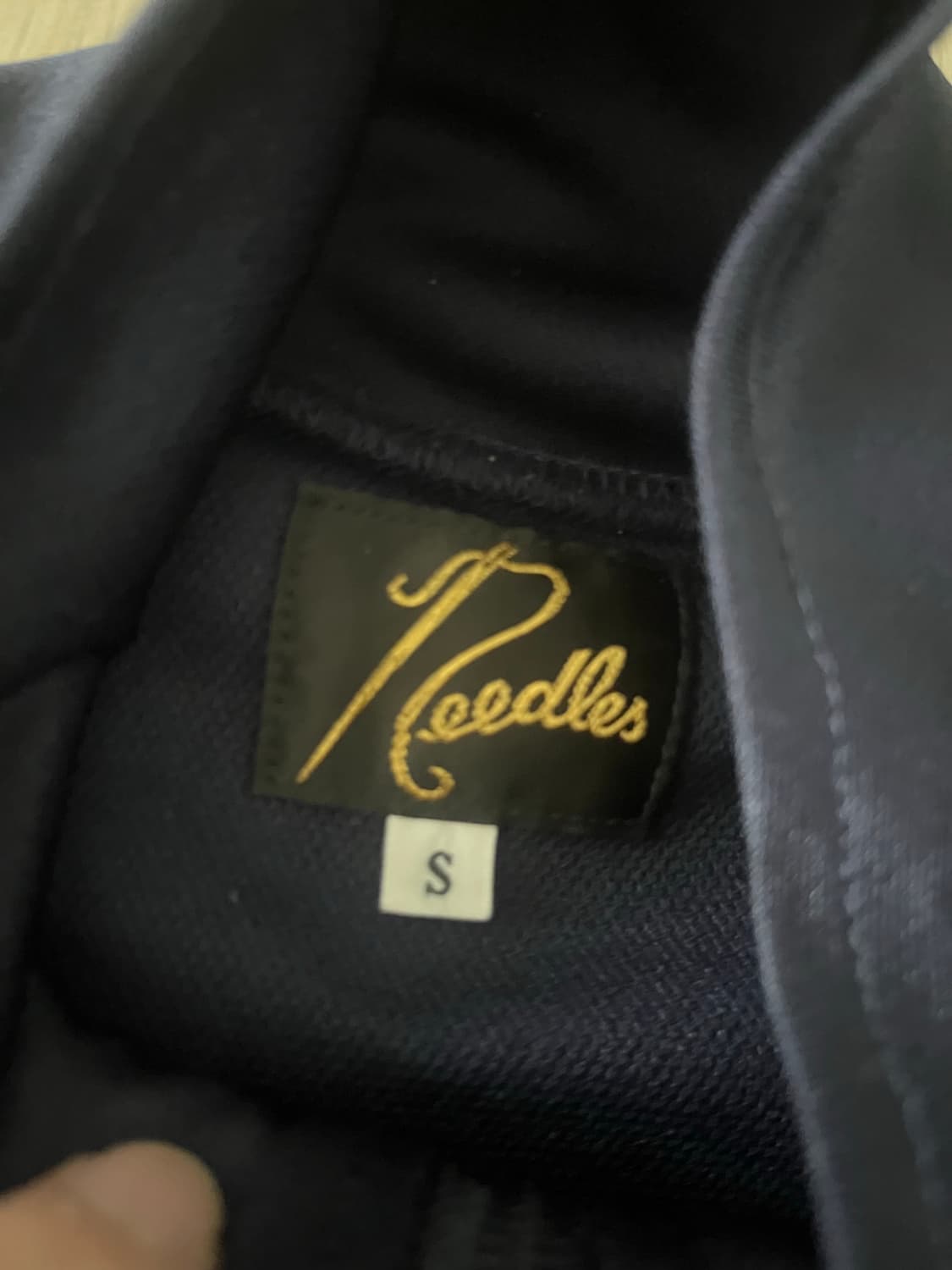 니들스 트랙자켓 s 네이비(블랙) 퍼플 상품이미지3