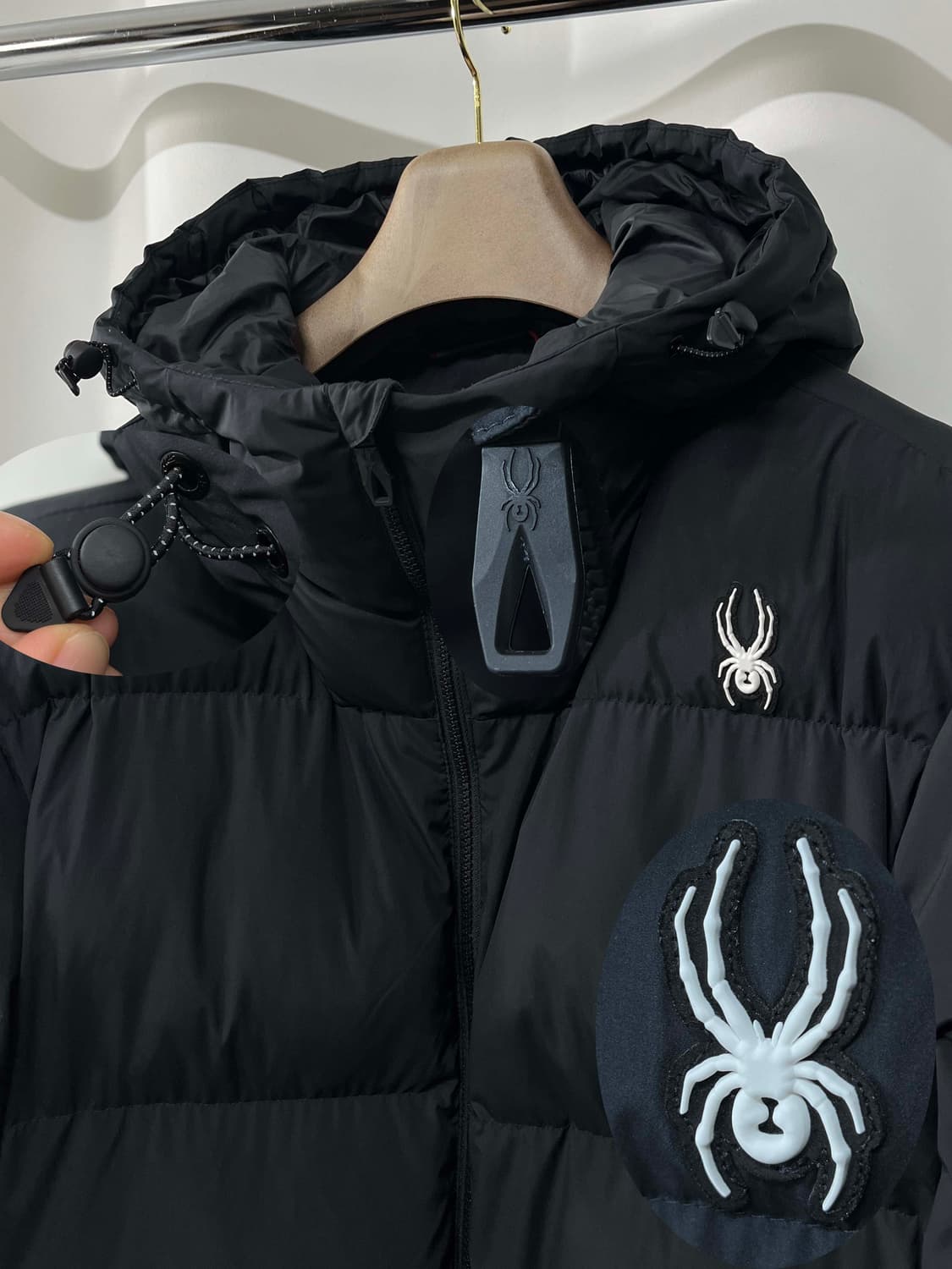 스파이더 블랙 프리마로프트 패딩 자켓 상품이미지5