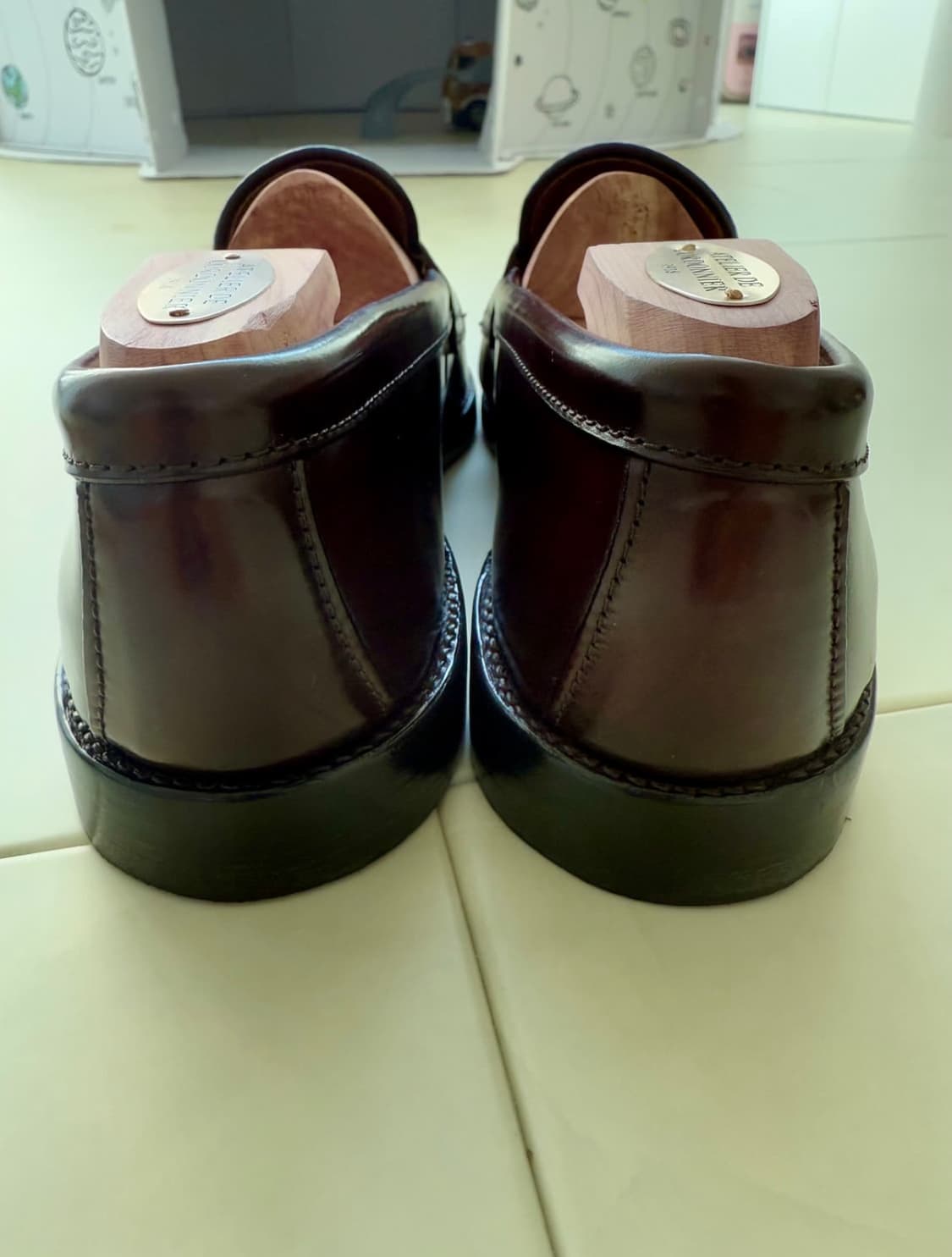 알든 986 버건디 코도반 페니로퍼 8.5e(270) 상품이미지7