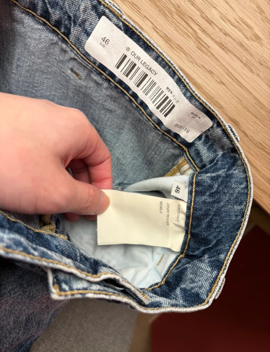 아워레가시 조이너 데님 46 상품이미지2