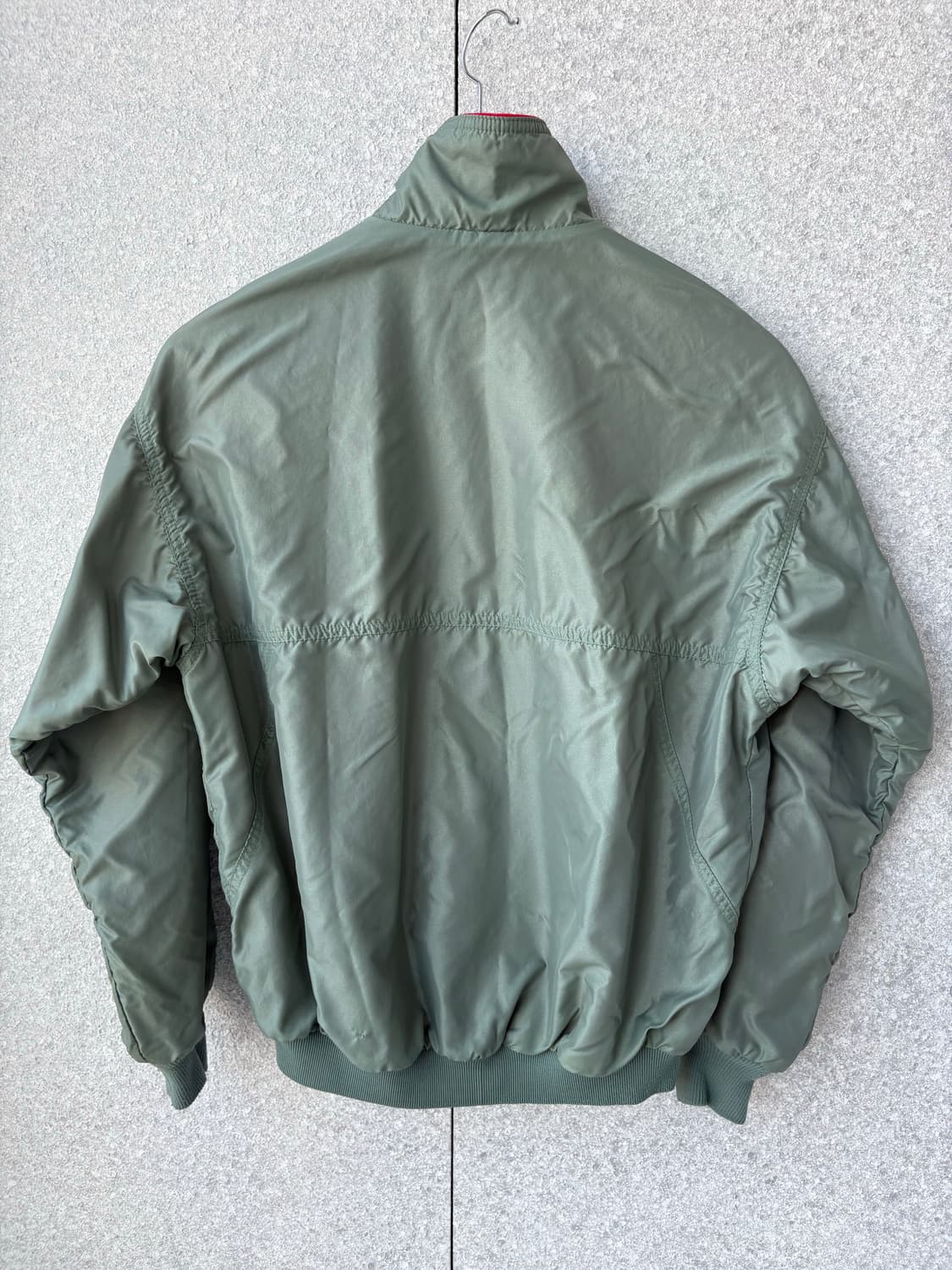 80's빈티지 파타고니아 신칠라 쉘드 봄버 자켓 올리브/레드 상품이미지2