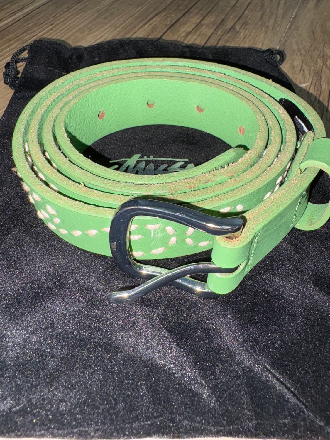 스투시 자수 S 벨트 제이드 (L,XL) 상품이미지2