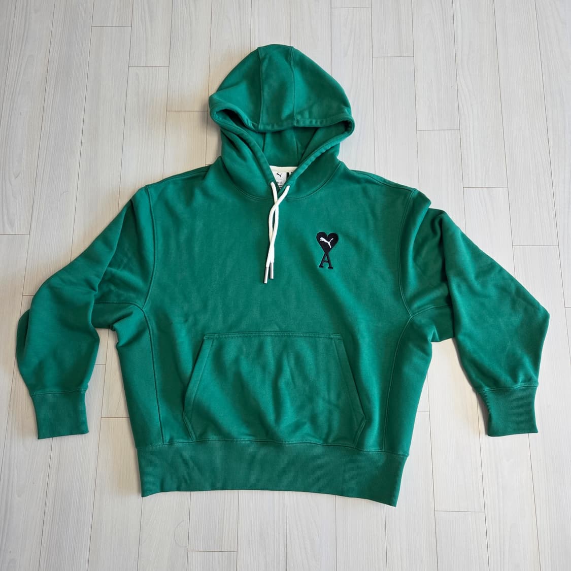 푸마 아미 콜라보 후드티 그린 XL 상품이미지1