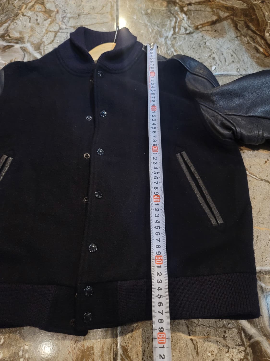 나나미카 소가죽 바시티 자켓  상품이미지7