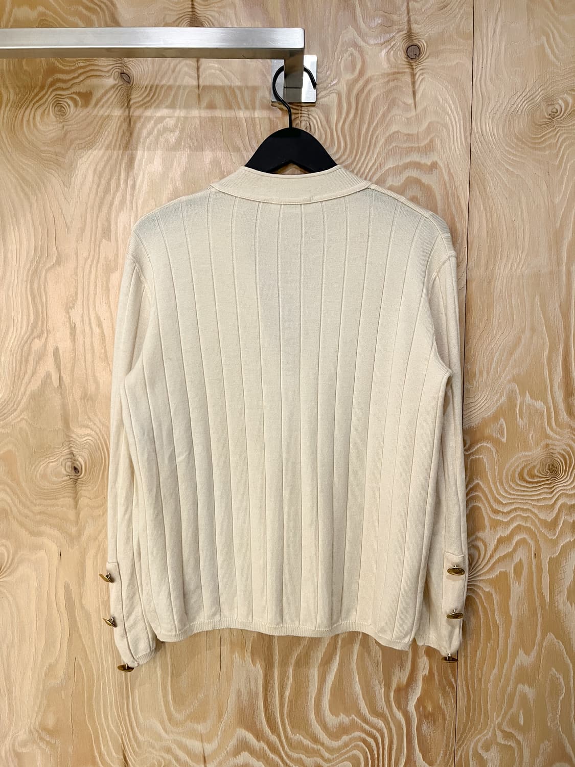 입생로랑 골드 플레이트 버튼 가디건 상품이미지3