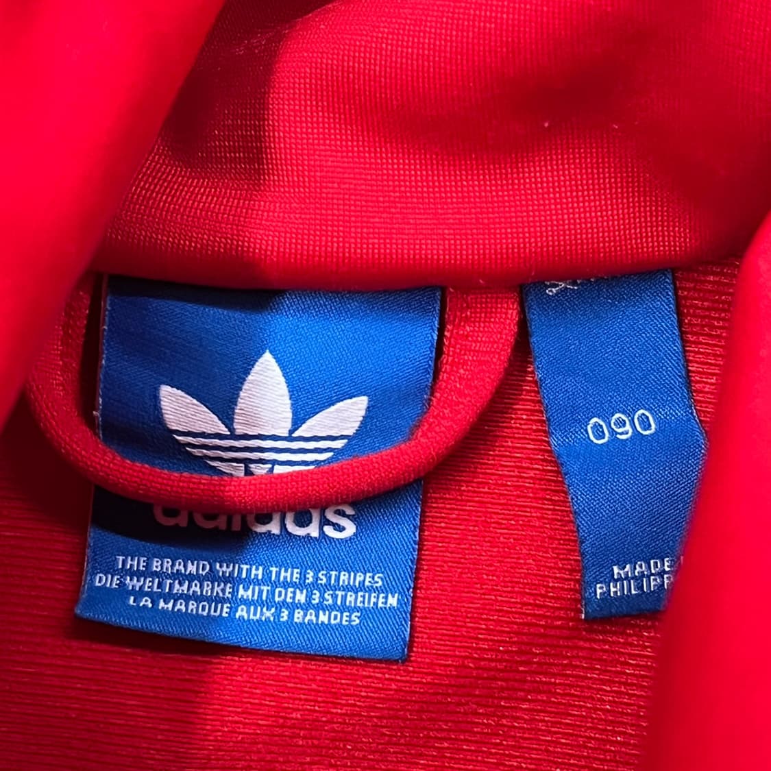 [정품/90] 아디다스 삼선 트랙탑 레드 져지 b8 상품이미지5