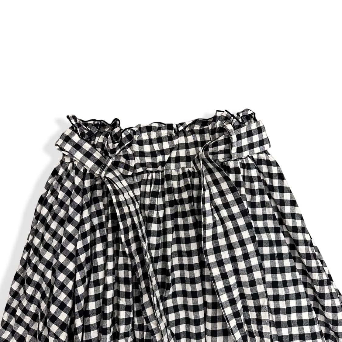 Belted Mono Check Short Skirt 상품이미지4