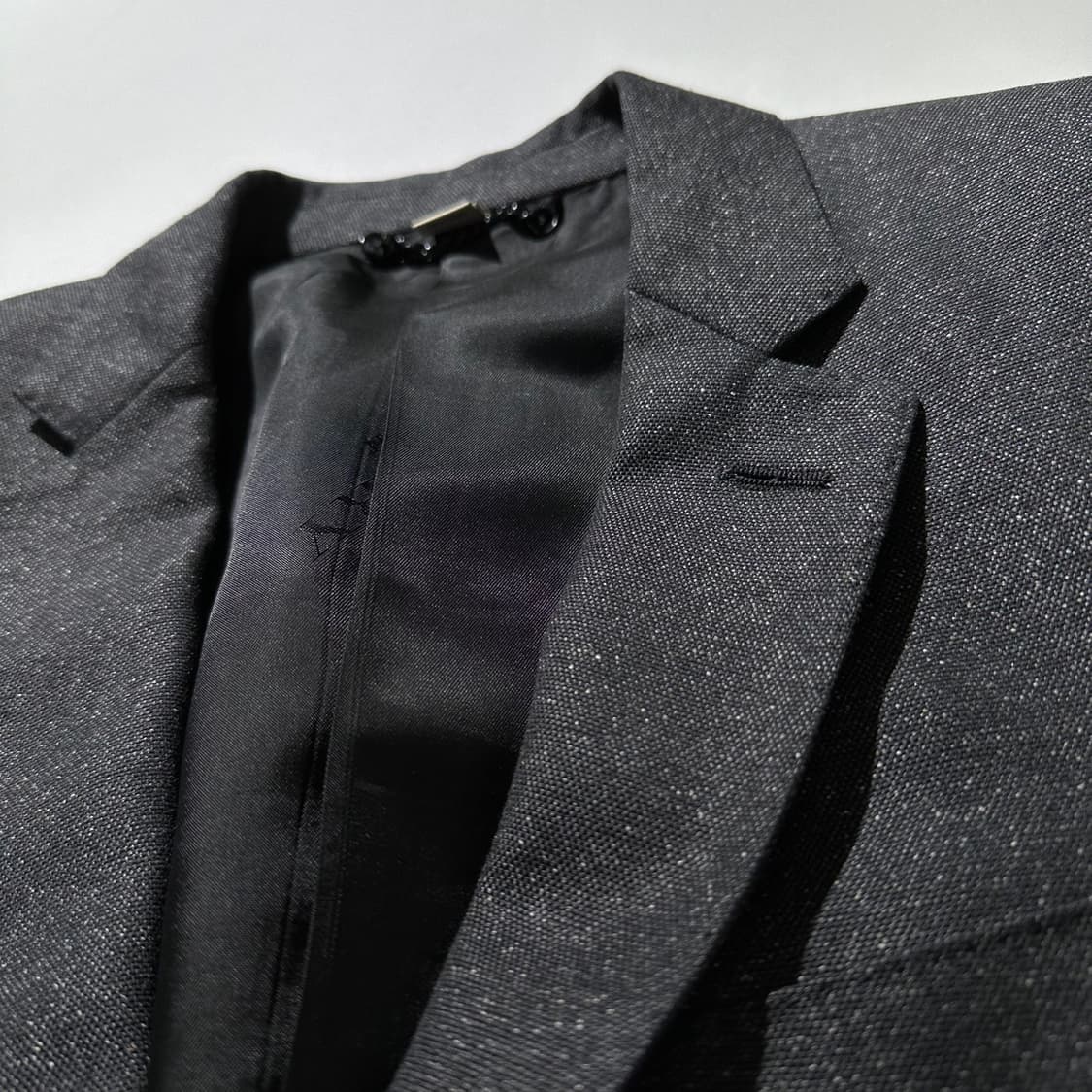 버버리 울 실크 블렌드 싱글 2B 블레이저 자켓 상품이미지7